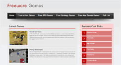 Desktop Screenshot of freewaregames.net